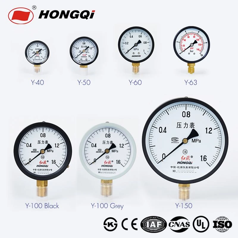 Black steel case manometer