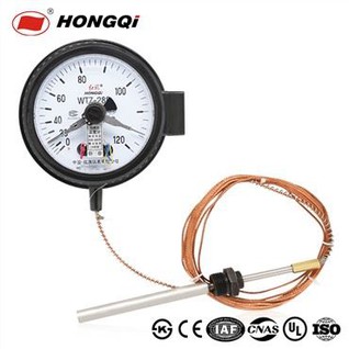 Termometr ciśnieniowy ze stykami elektrycznymi