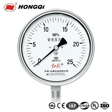 160mm Antykorozyjny manometr ze stali nierdzewnej